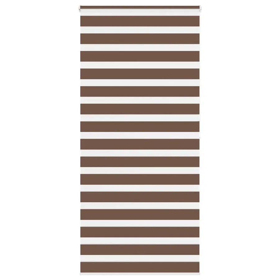 Store zèbre marron 105x200cm largeur du tissu 100,9cm polyester