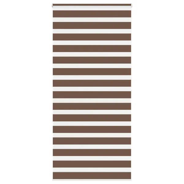 Store zèbre marron 105x200cm largeur du tissu 100,9cm polyester