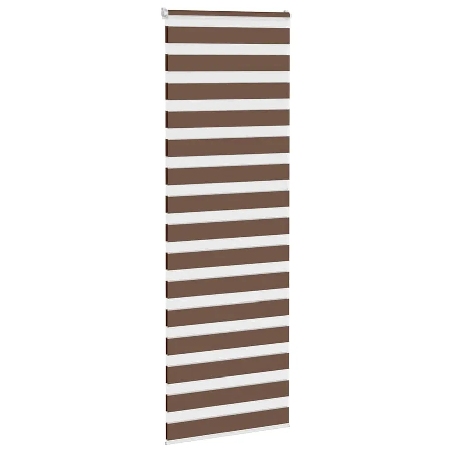Store zèbre marron 70x230 cm largeur du tissu 65,9 cm polyester - 3