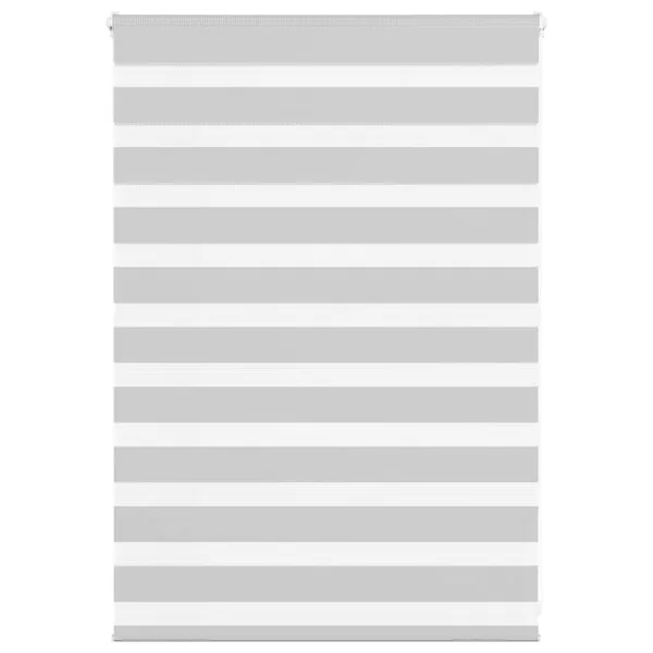 Store zèbre gris clair largeur du tissu 110,9 cm polyester