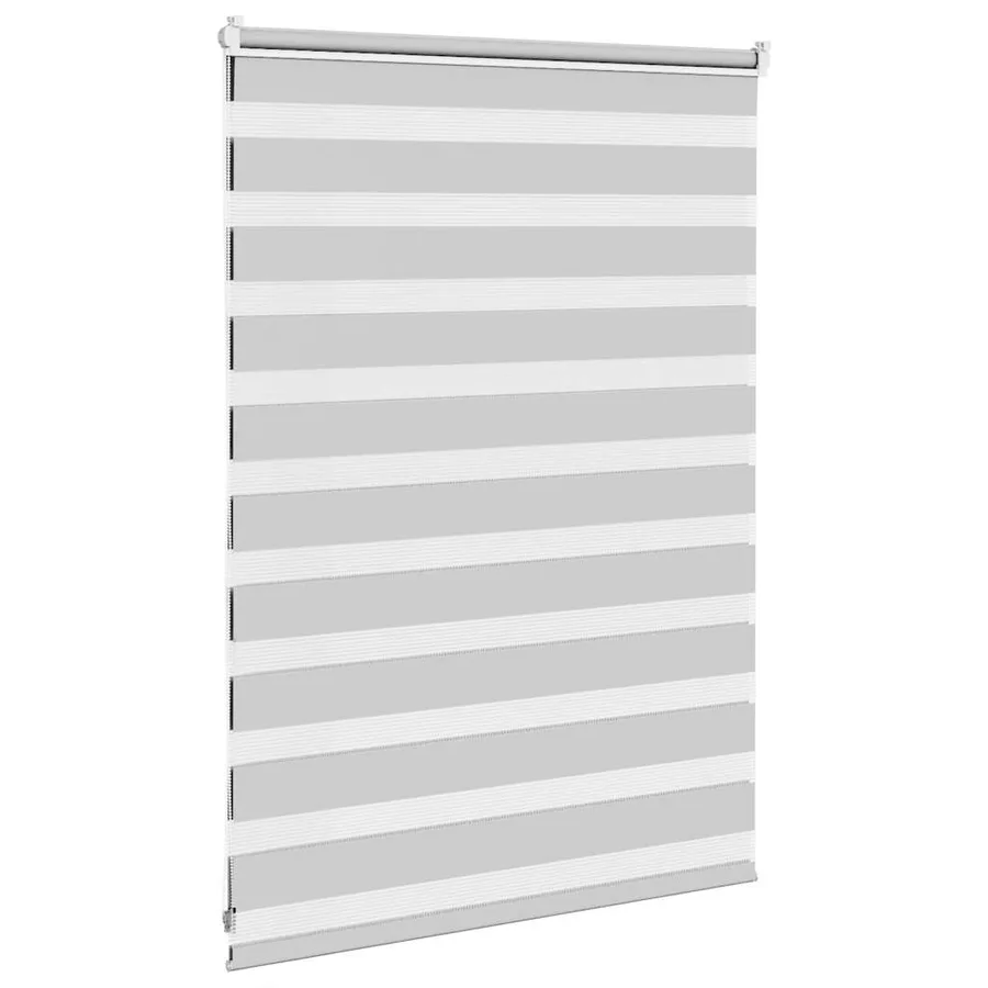 Store zèbre gris clair largeur du tissu 110,9 cm polyester - 4