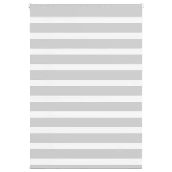 Store zèbre gris clair largeur du tissu 95,9 cm polyester