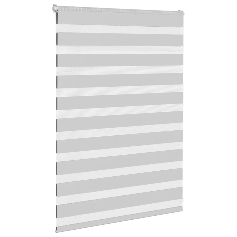 Store zèbre gris clair largeur du tissu 95,9 cm polyester - 3