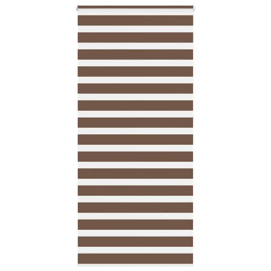 Store zèbre marron 110x230cm largeur du tissu 105,9cm polyester