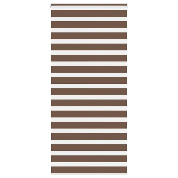 Store zèbre marron 110x230cm largeur du tissu 105,9cm polyester