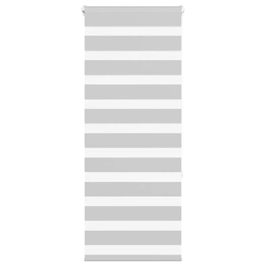 Store zèbre gris clair largeur du tissu 50,9 cm polyester