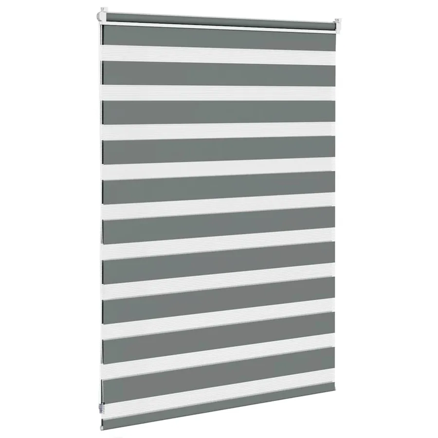 Store zèbre gris foncé largeur du tissu 90,9 cm polyester - 4