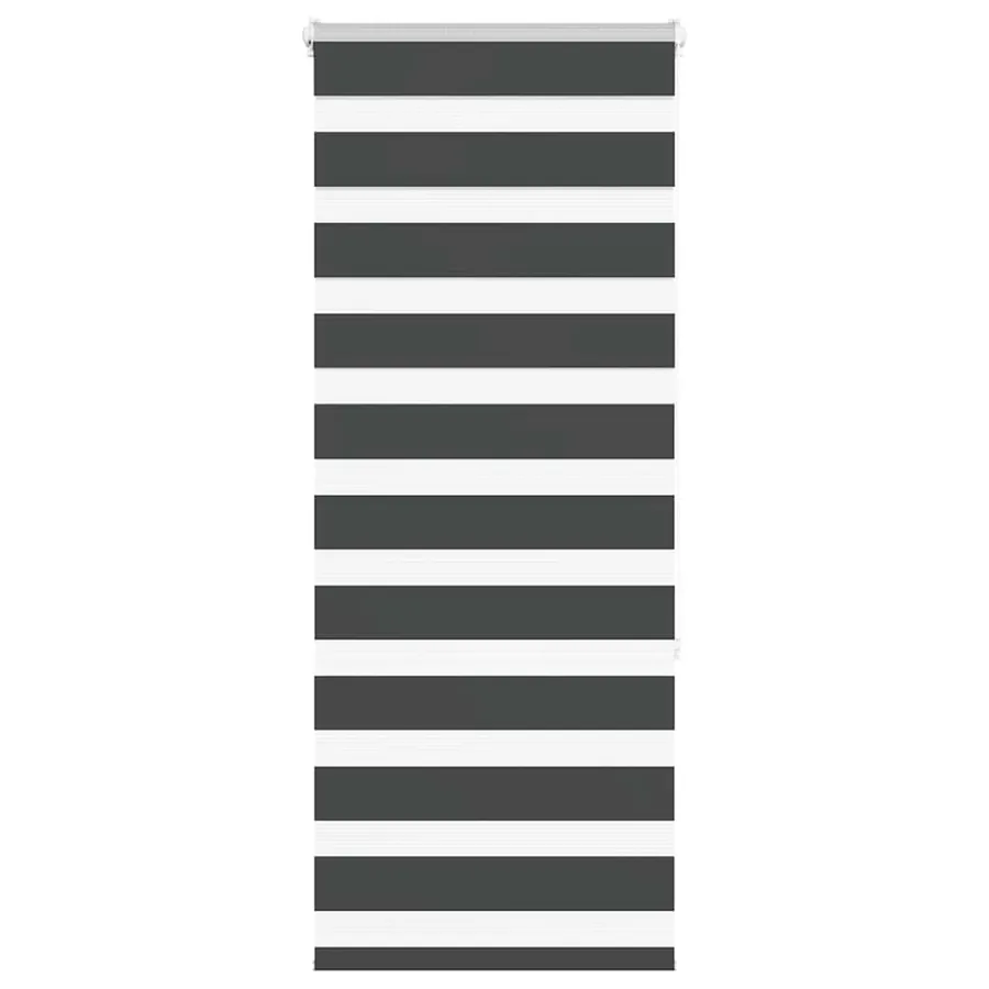 Store zèbre noir 65x150 cm largeur du tissu 60,9 cm polyester