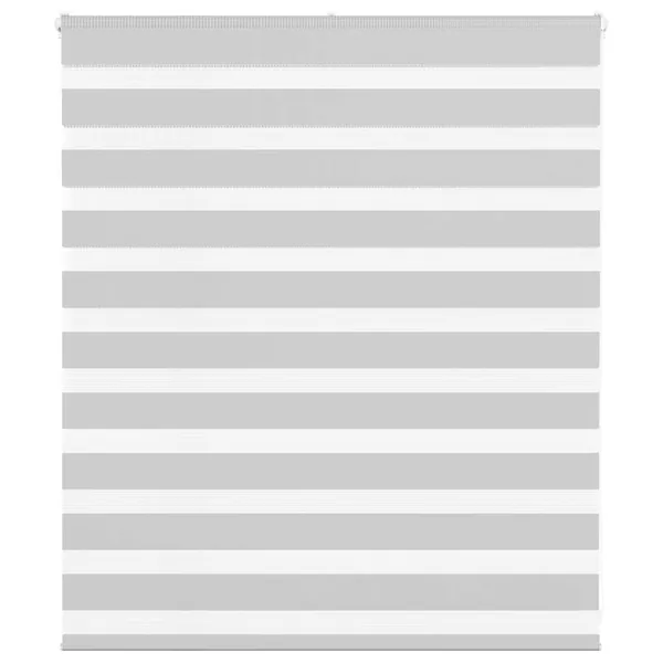 Store zèbre gris clair largeur du tissu 120,9 cm polyester