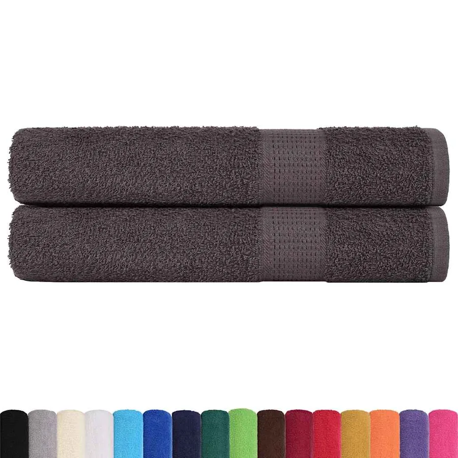 Serviettes FROGN 2 pcs anthracite 100x200 cm 360 g/m² - 2