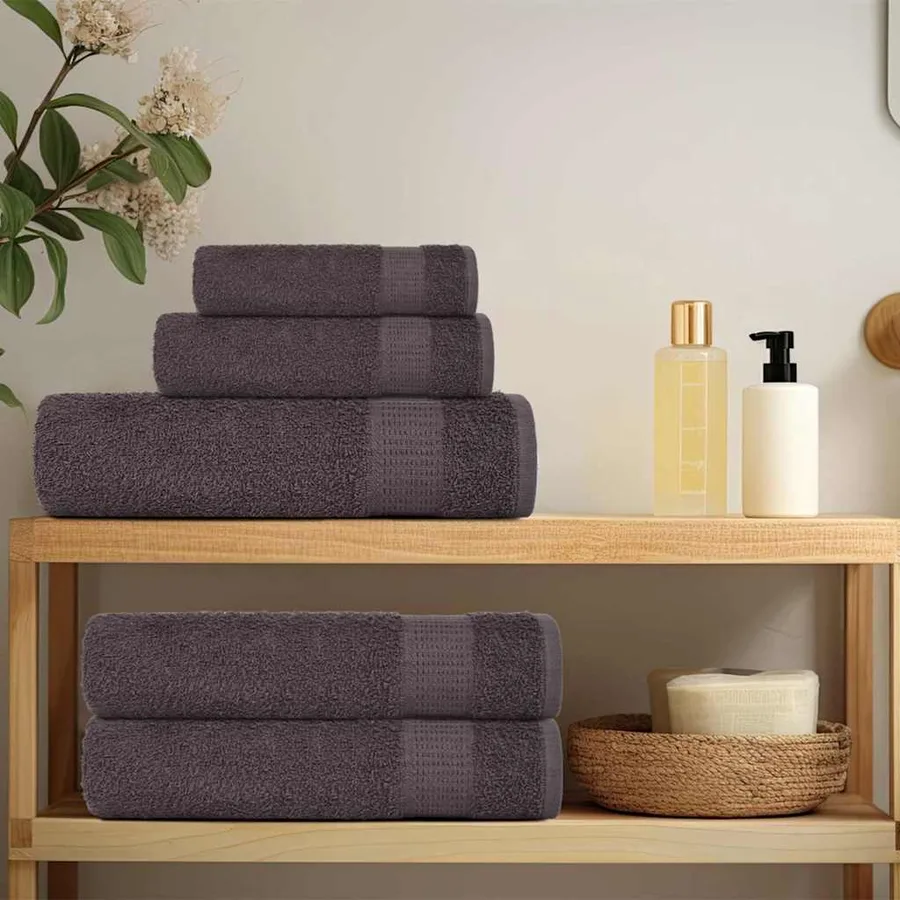 Serviettes FROGN 2 pcs anthracite 100x200 cm 360 g/m² - 3