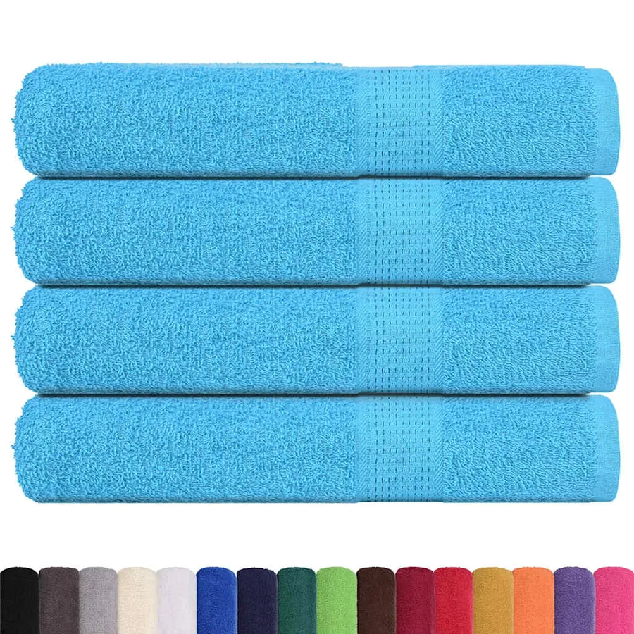 Serviettes FROGN 4 pcs turquoise 100x200 cm 360 g/m² - 2