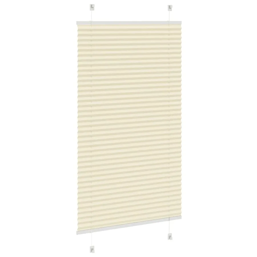 Store plissé crème 80x150 cm largeur du tissu 79,4 cm polyester - 4