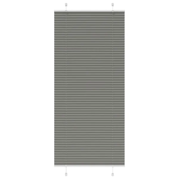 Store plissé anthracite 100x200 cm largeur du tissu 99,4 cm