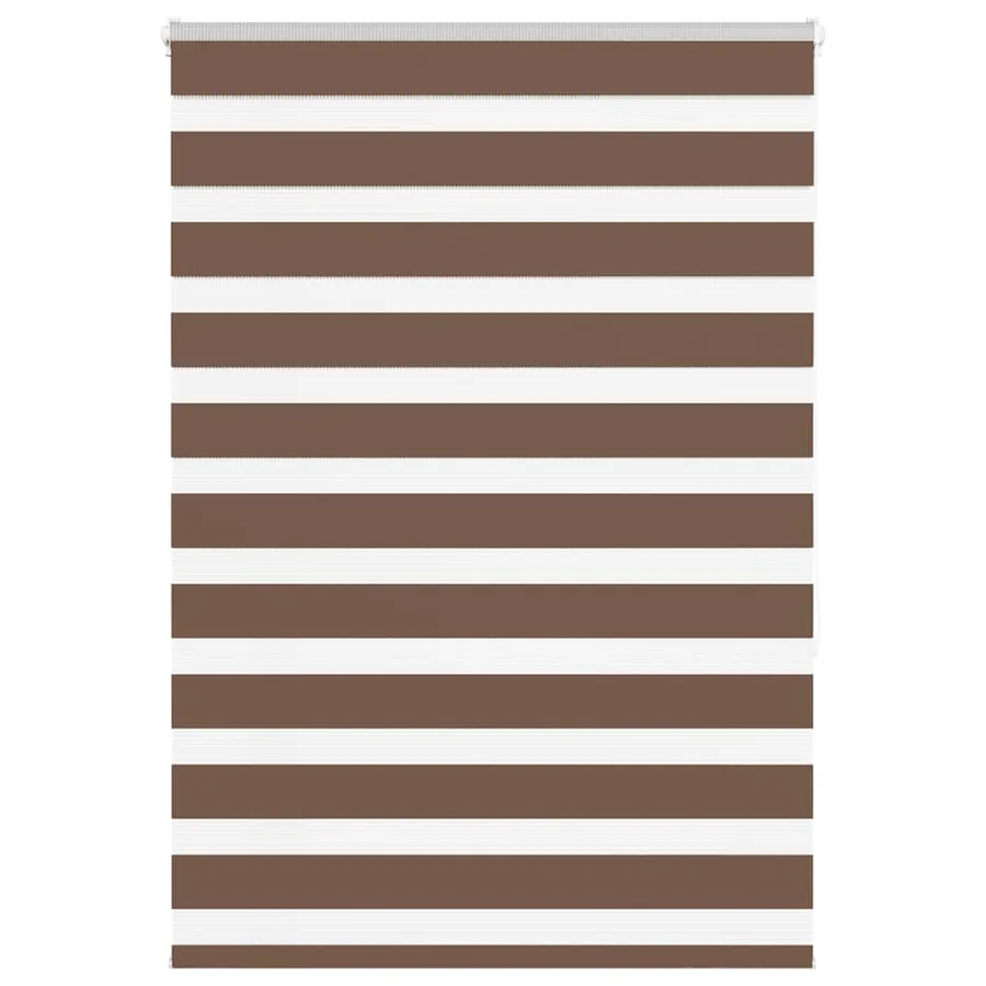 Store zèbre marron 100x150 cm largeur du tissu 95,9cm polyester