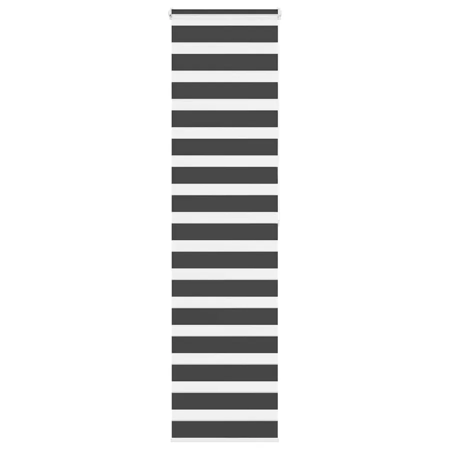 Store zèbre noir 65x200 cm largeur du tissu 60,9 cm polyester