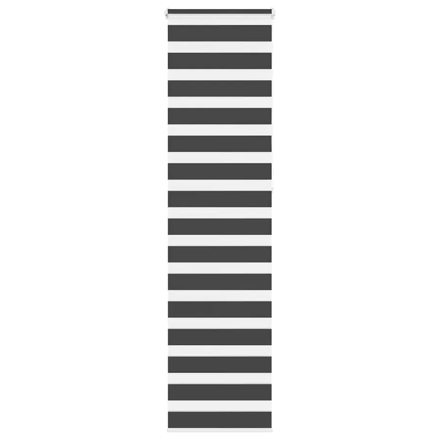 Store zèbre noir 65x230 cm largeur du tissu 60,9 cm polyester