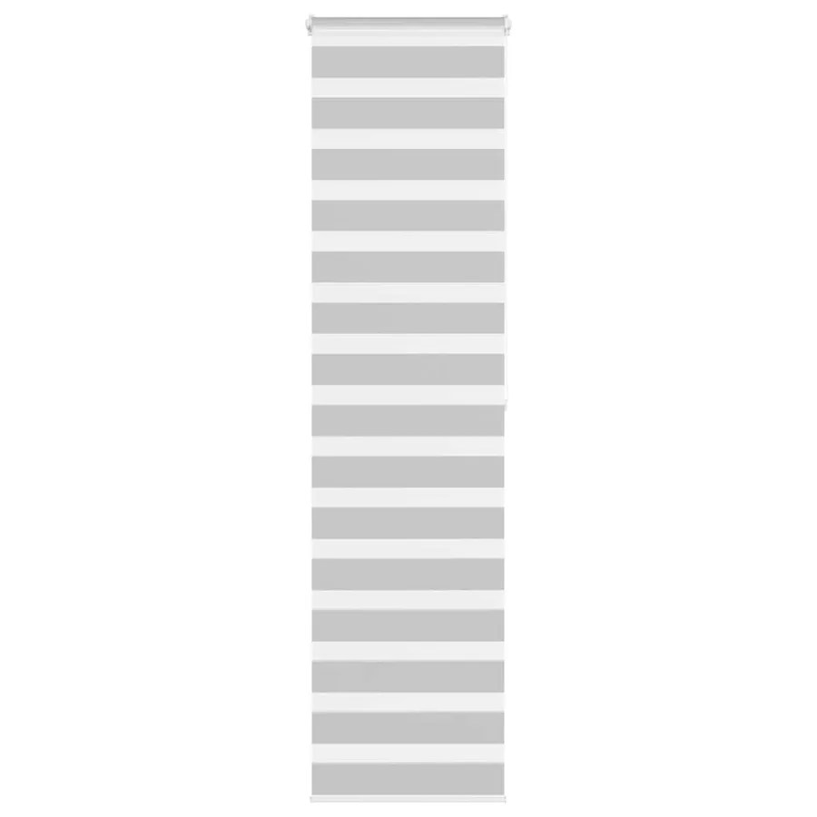 Store zèbre gris clair largeur du tissu 60,9 cm polyester