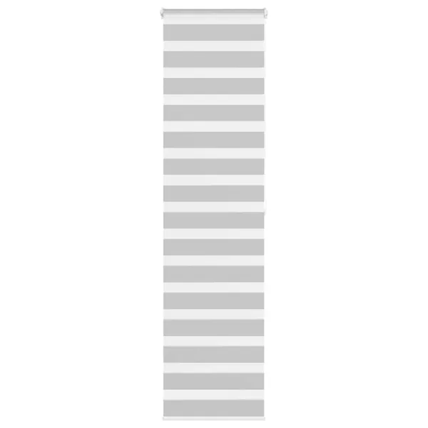 Store zèbre gris clair largeur du tissu 60,9 cm polyester