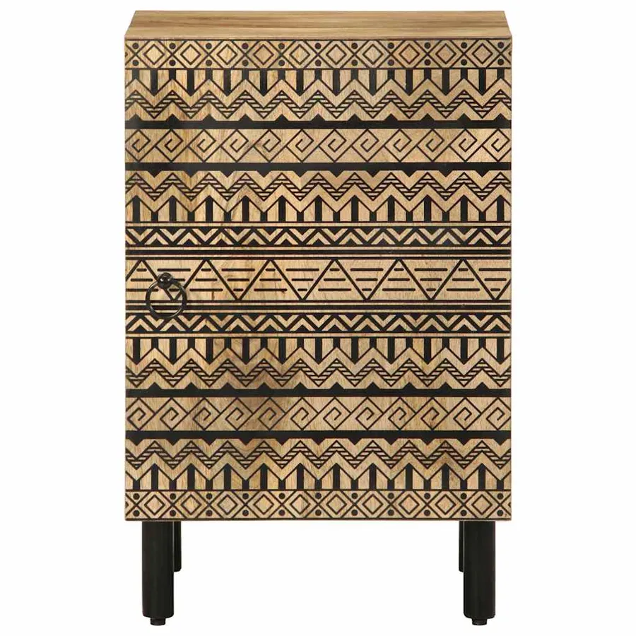 Armoire de salle de bain 38x33,5x58 cm bois massif de manguier - 3