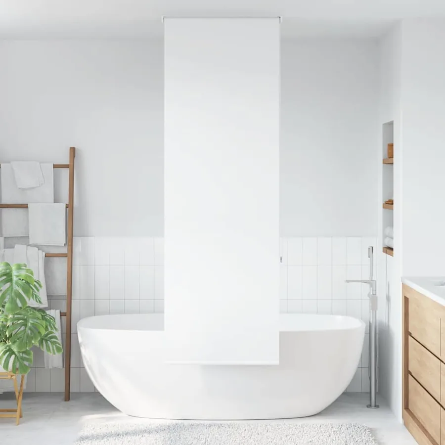 Store enrouleur de douche 80x240 cm largeur du tissu 76 cm