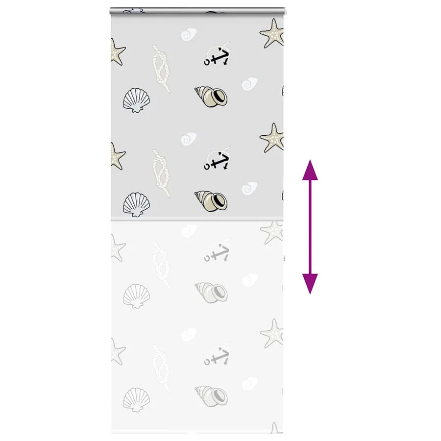 Store enrouleur de douche avec cassette largeur du tissu 106 cm - 5