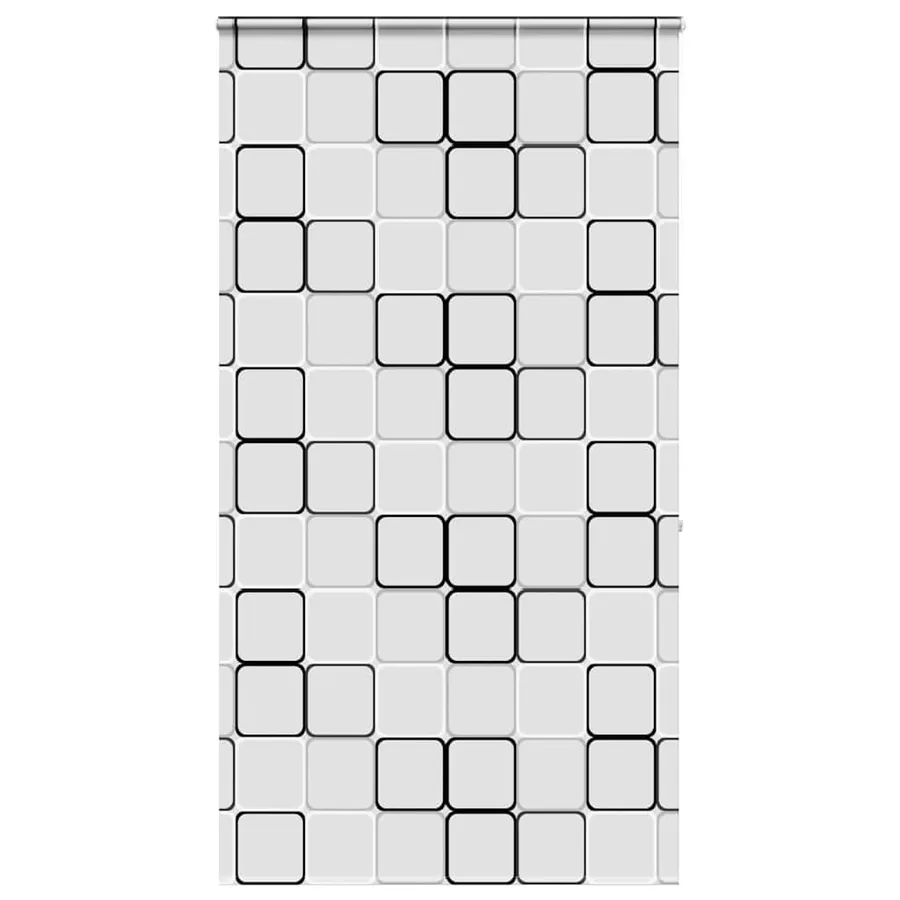 Store enrouleur de douche avec cassette largeur du tissu 116 cm