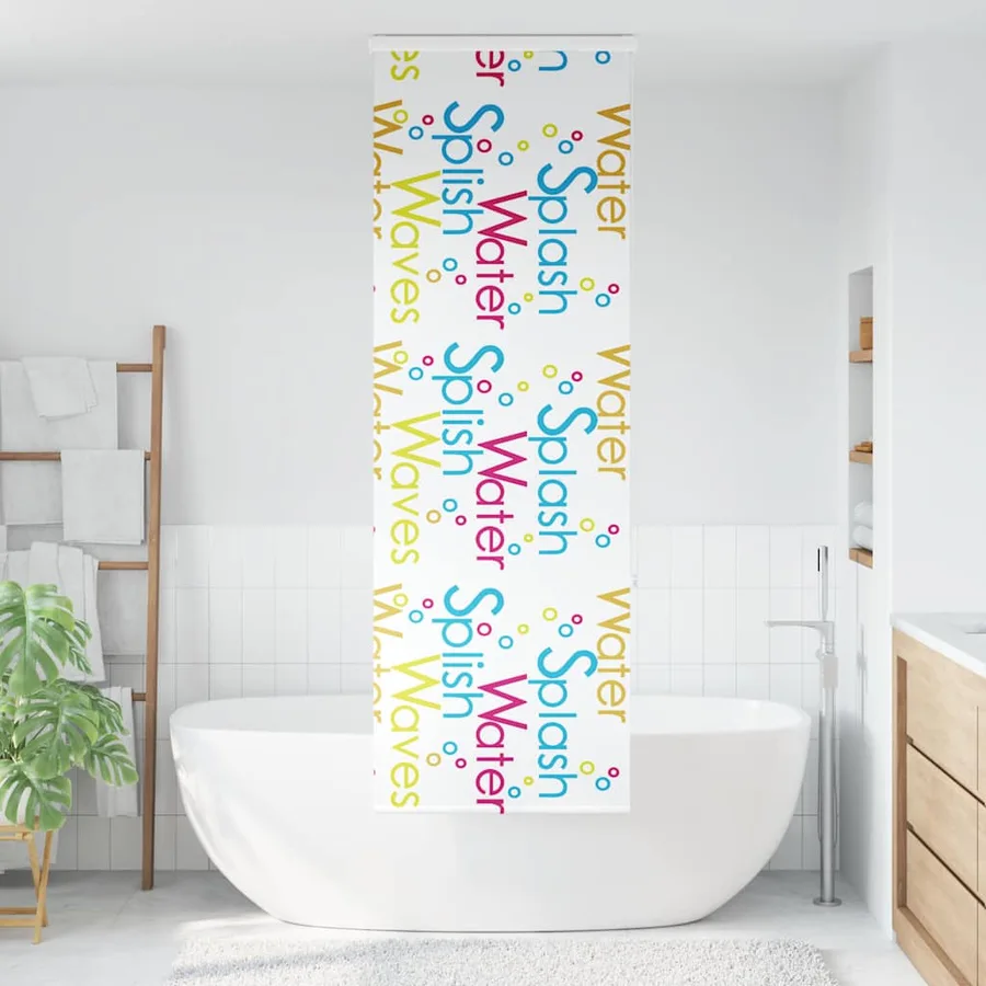 Store enrouleur de douche avec cassette largeur du tissu 76 cm - 2