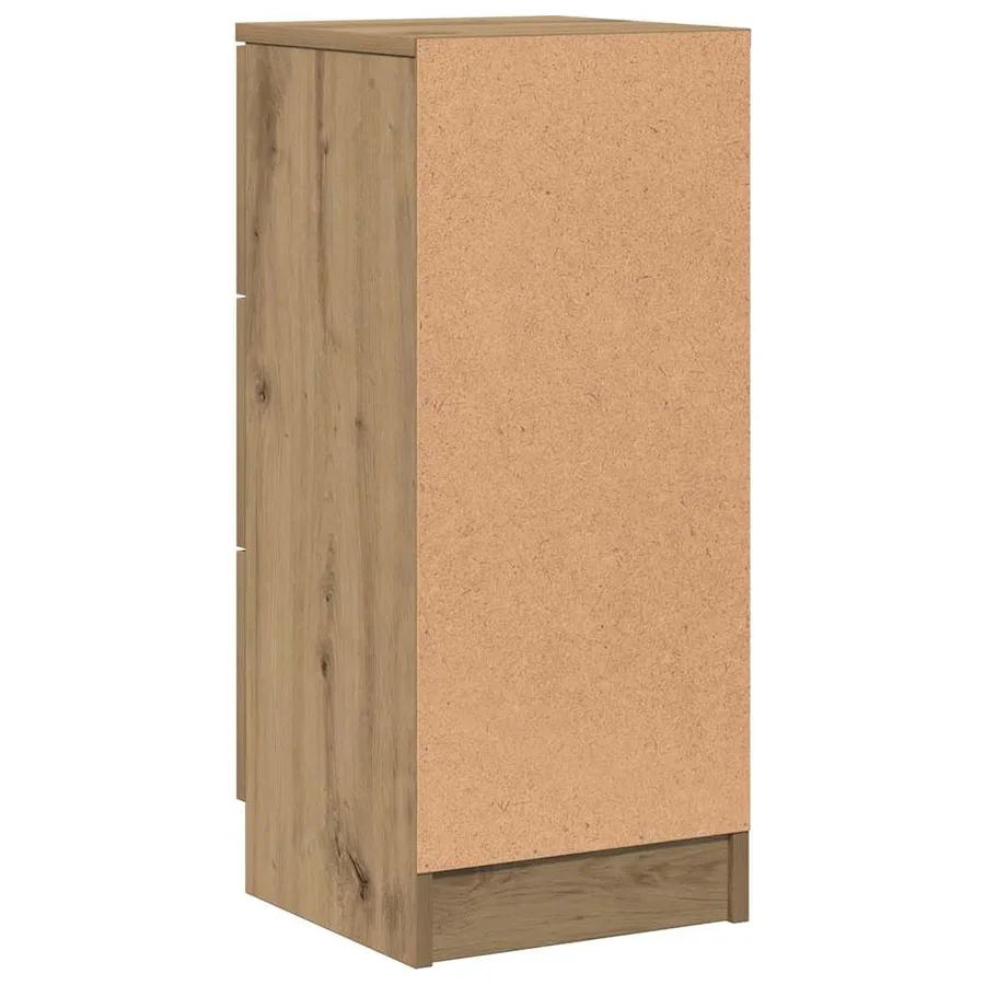 Buffets 2 pcs chêne artisanal 30x30x70 cm bois d'ingénierie - 10