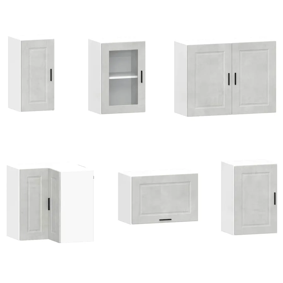 Ensemble d'armoires de cuisine 11 pcs Porto bois d'ingénierie - 5