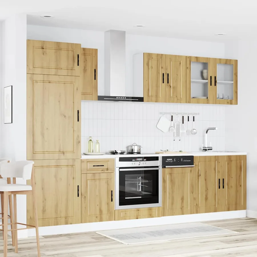 Ensemble d'armoires de cuisine 8 pcs Kalmar bois d'ingénierie - 3