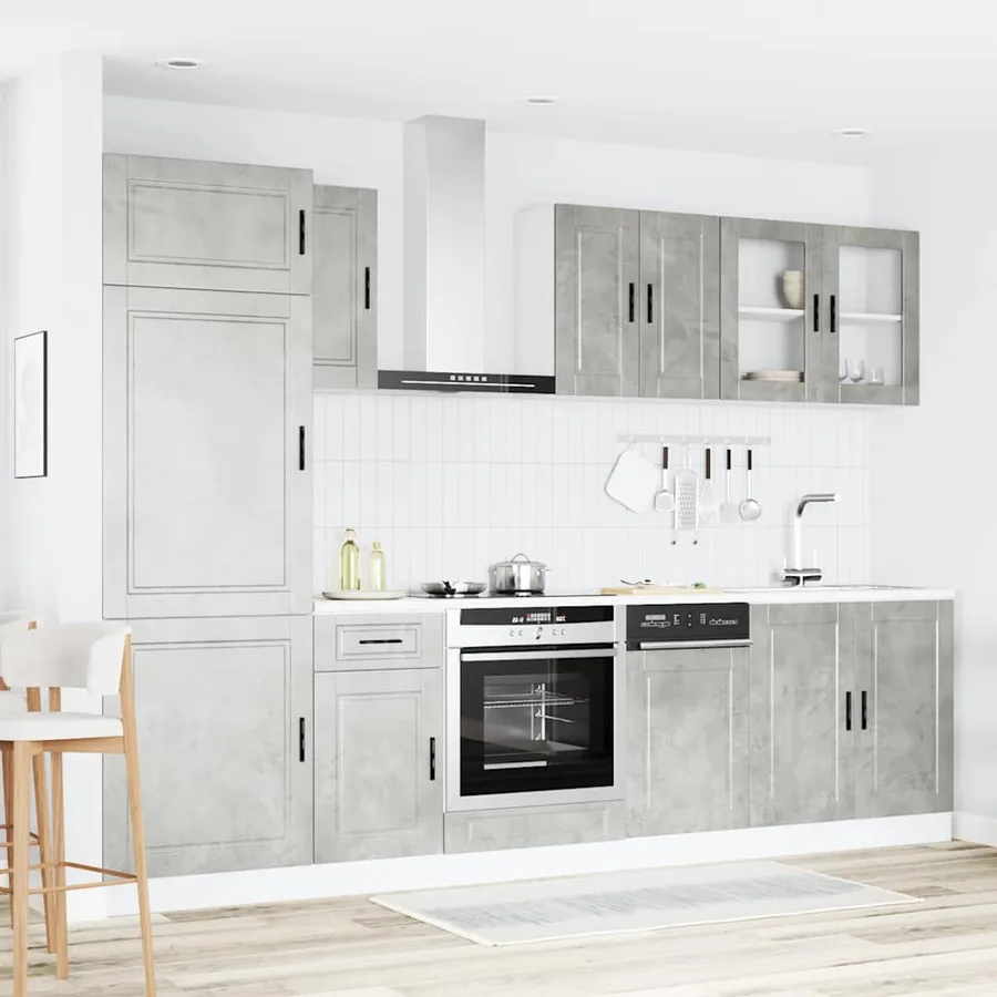 Ensemble d'armoires de cuisine 8 pcs Kalmar bois d'ingénierie - 3