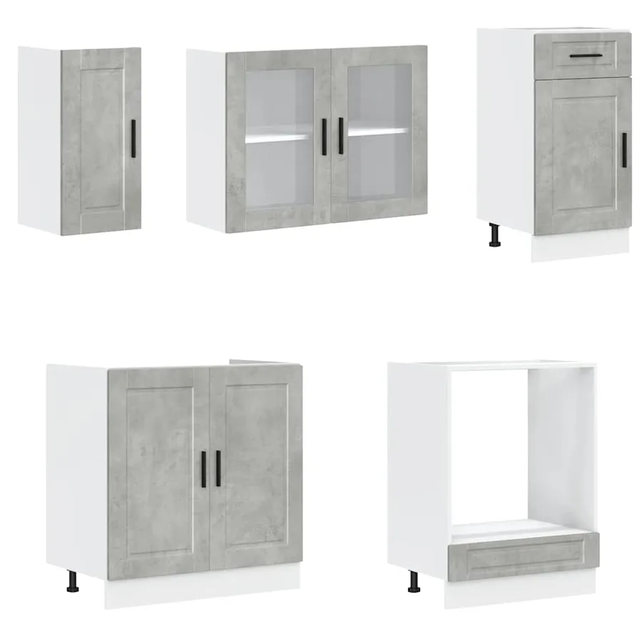 Ensemble d'armoires de cuisine 8 pcs Kalmar bois d'ingénierie - 4