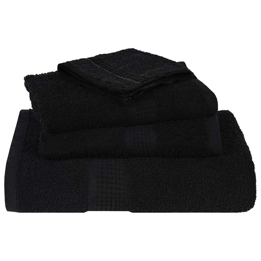 Ensemble de serviettes FROGN 6 pcs noir 360 g/m² - 4