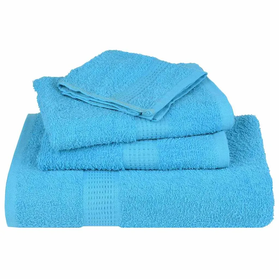 Ensemble de serviettes FROGN 12 pcs turquoise 360 g/m² - 4