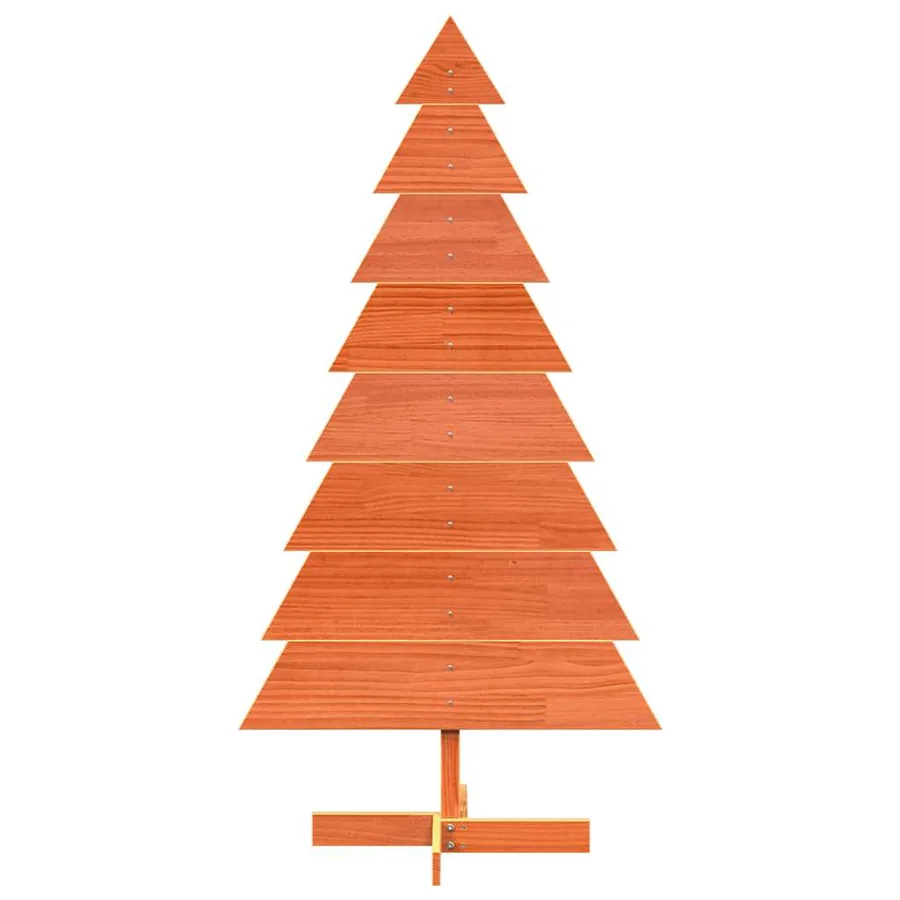 Arbre de Noël en bois pour décoration 150 cm bois de pin massif - 3