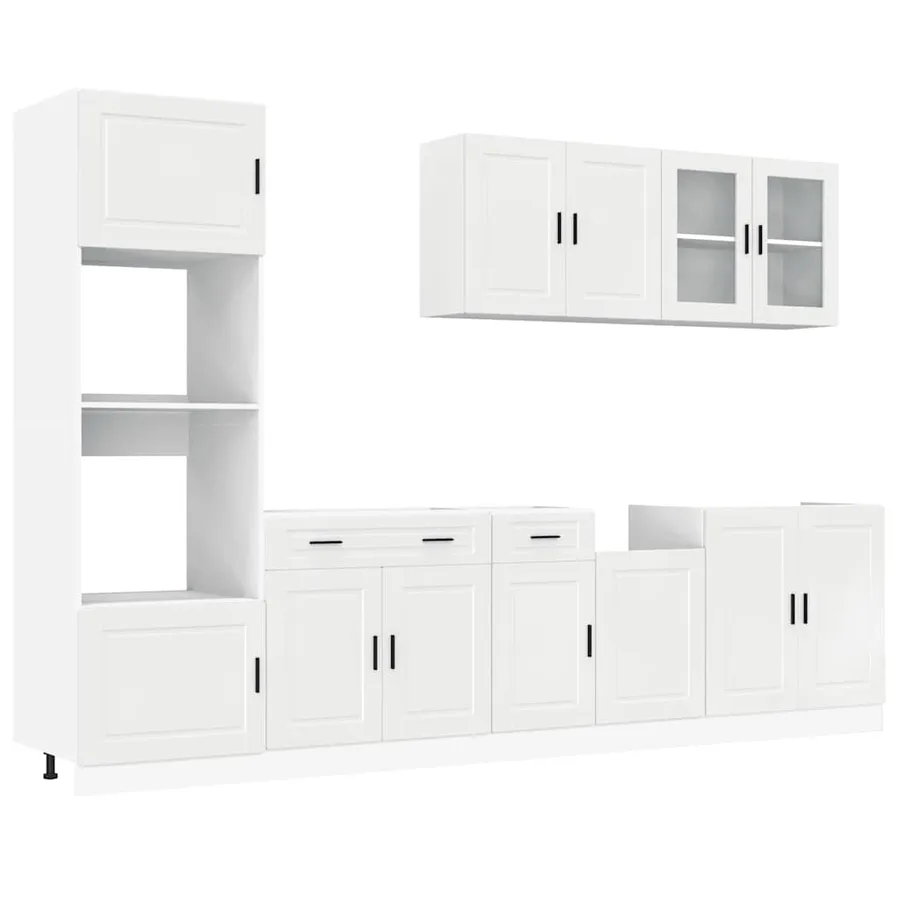 Ensemble d'armoires de cuisine 7 pcs Kalmar bois d'ingénierie - 2