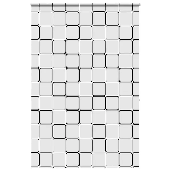 Store enrouleur de douche avec cassette largeur du tissu 156 cm