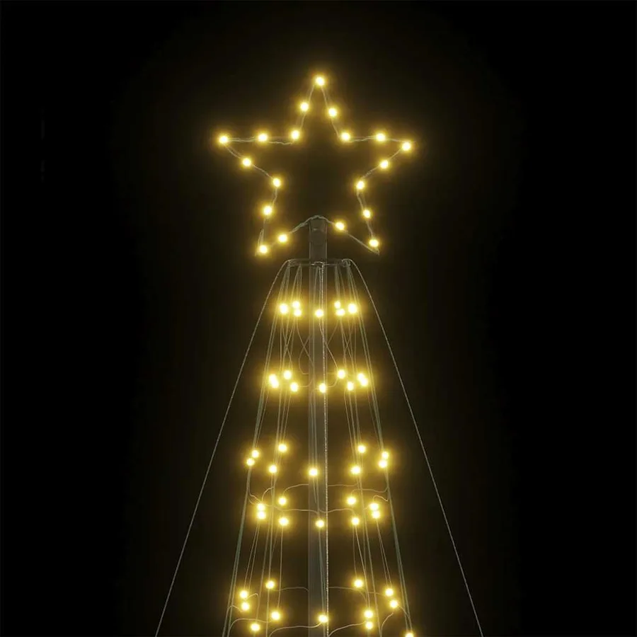 Sapin de Noël à LED avec piquets 1534 LED blanc chaud 500 cm - 10