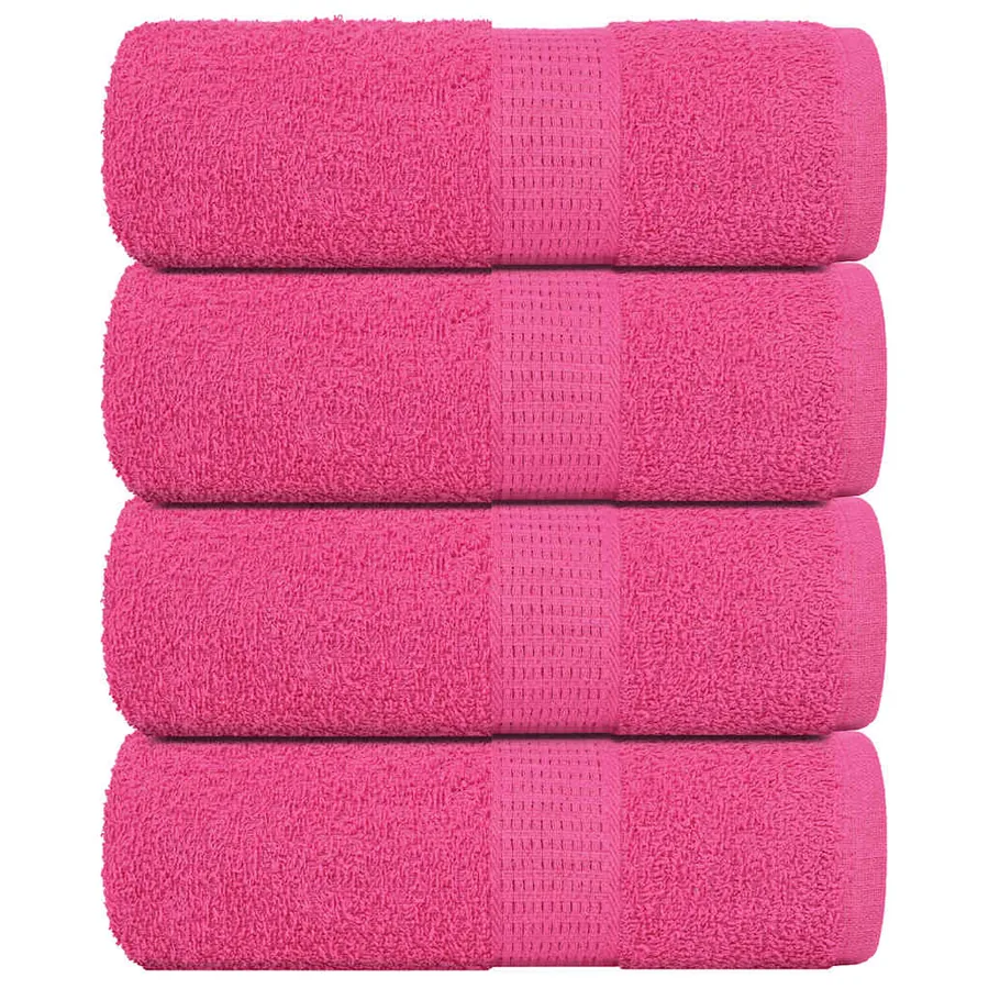 Serviettes d'invité FROGN 4 pcs rose 30x50 cm 360 g/m²