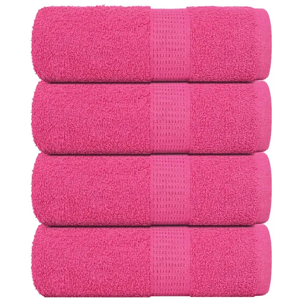 Serviettes d'invité FROGN 4 pcs rose 30x50 cm 360 g/m²