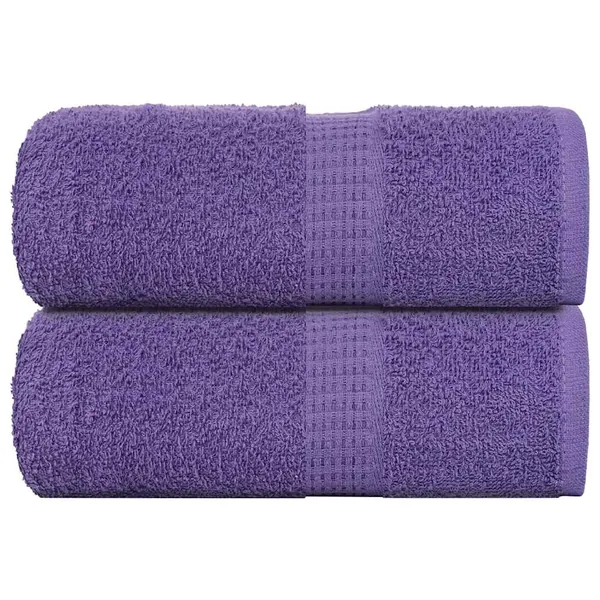 Serviettes d'invité FROGN 2 pcs violet 30x50 cm 360 g/m²