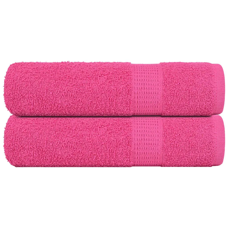 Essuie-mains FROGN 2 pcs rose 50x100 cm 360 g/m²