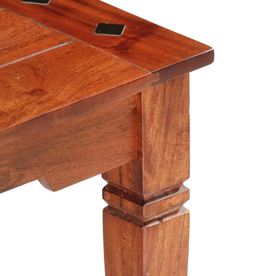 Table basse 110 x 50 x 35 cm Bois d'acacia solide - 4