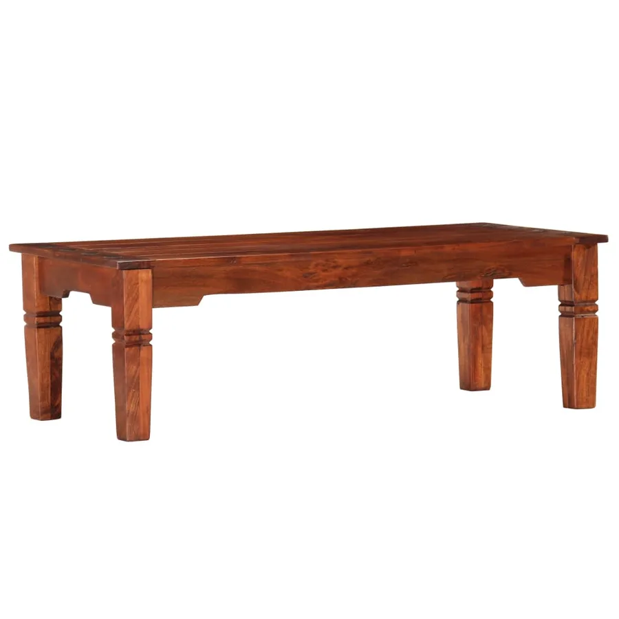 Table basse 110 x 50 x 35 cm Bois d'acacia solide - 7