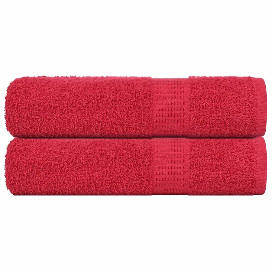 Essuie-mains FROGN 2 pcs rouge 50x100 cm 360 g/m²
