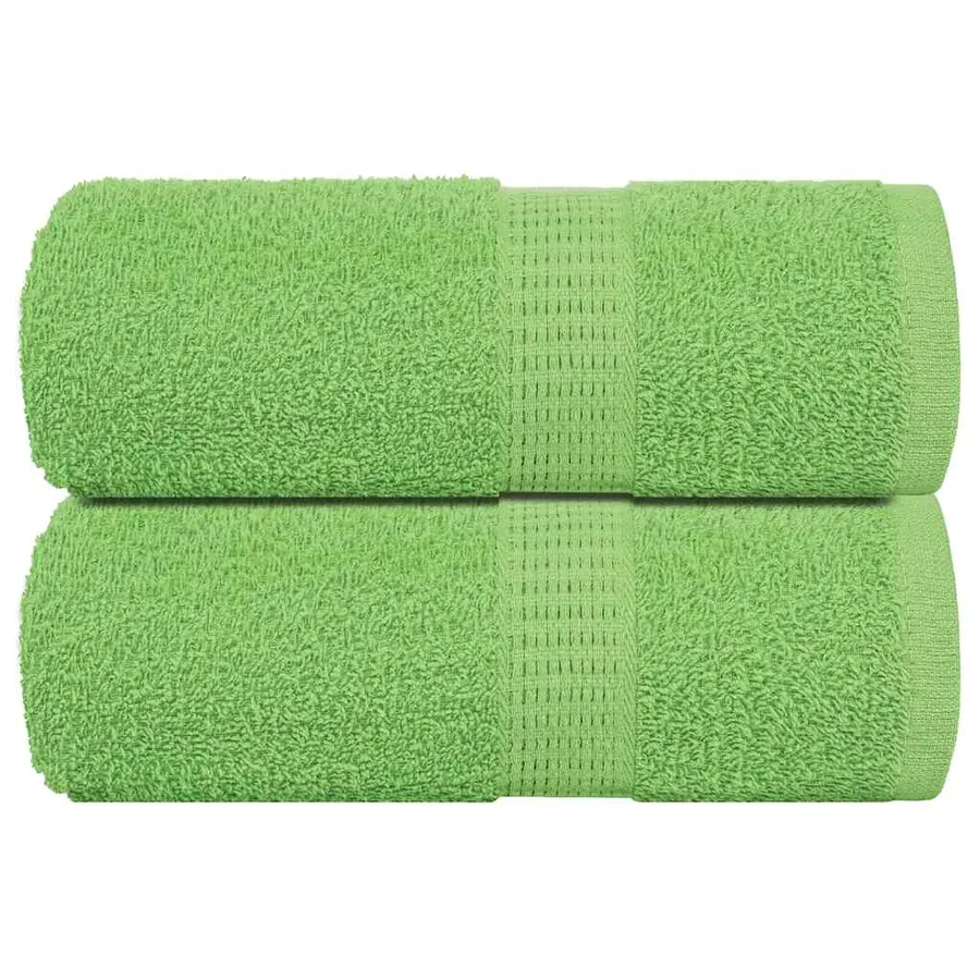 Serviettes d'invité FROGN 2pcs vert pomme 30x50cm 360 g/m²