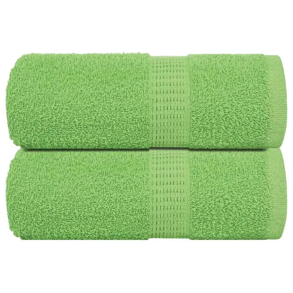 Serviettes d'invité FROGN 2pcs vert pomme 30x50cm 360 g/m²