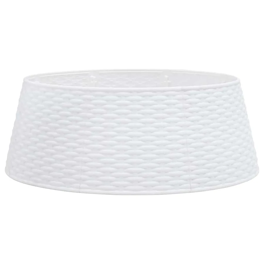 Jupe de sapin de Noël blanc Ø65x23 cm plastique - 2
