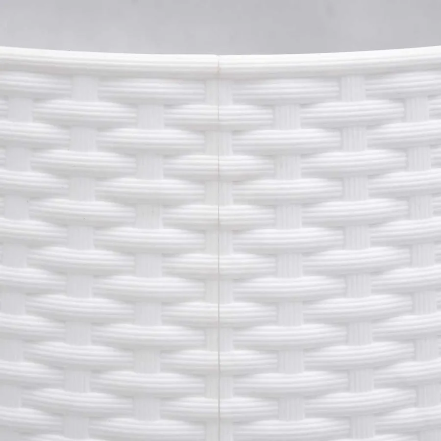 Jupe de sapin de Noël blanc Ø65x23 cm plastique - 7